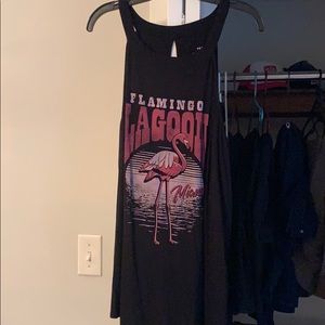 Torrid | Black goddess tank w print